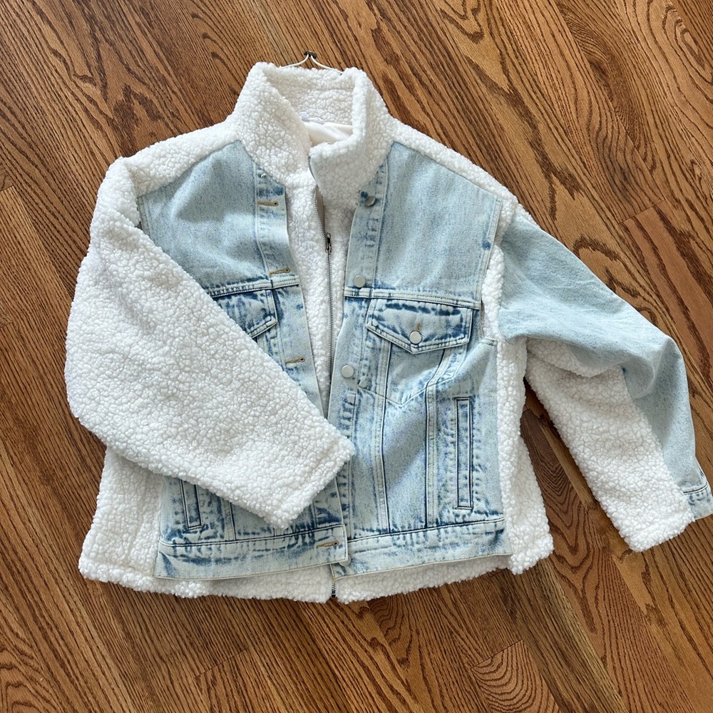 Sherpa jean jacket